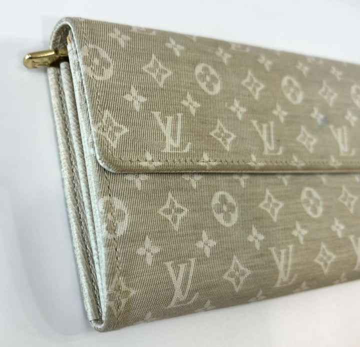 LOUIS VUITTON MONOGRAM MINI LIN SARAH WALLET