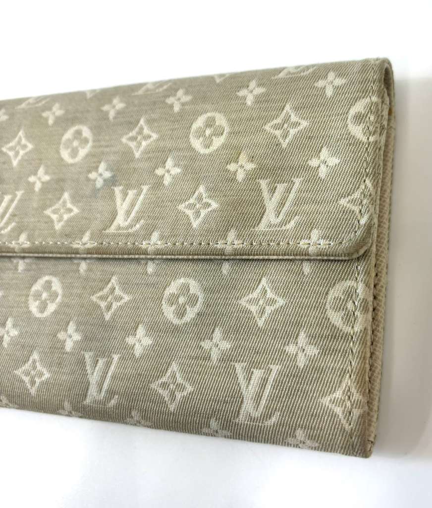 LOUIS VUITTON MONOGRAM MINI LIN SARAH WALLET