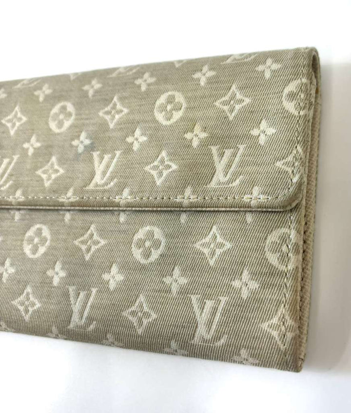 LOUIS VUITTON MONOGRAM MINI LIN SARAH WALLET