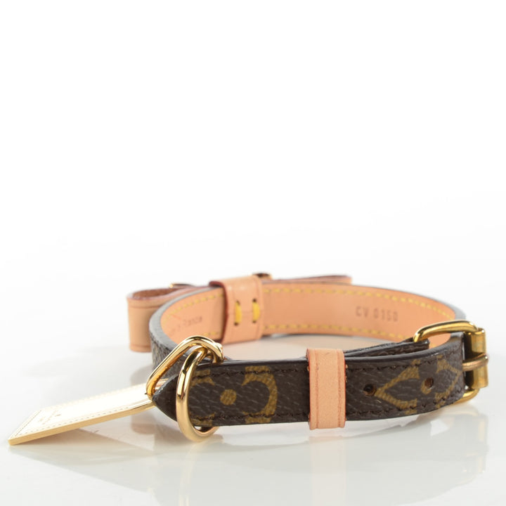 LOUIS VUITTON MONOGRAM BAXTER DOG COLLAR