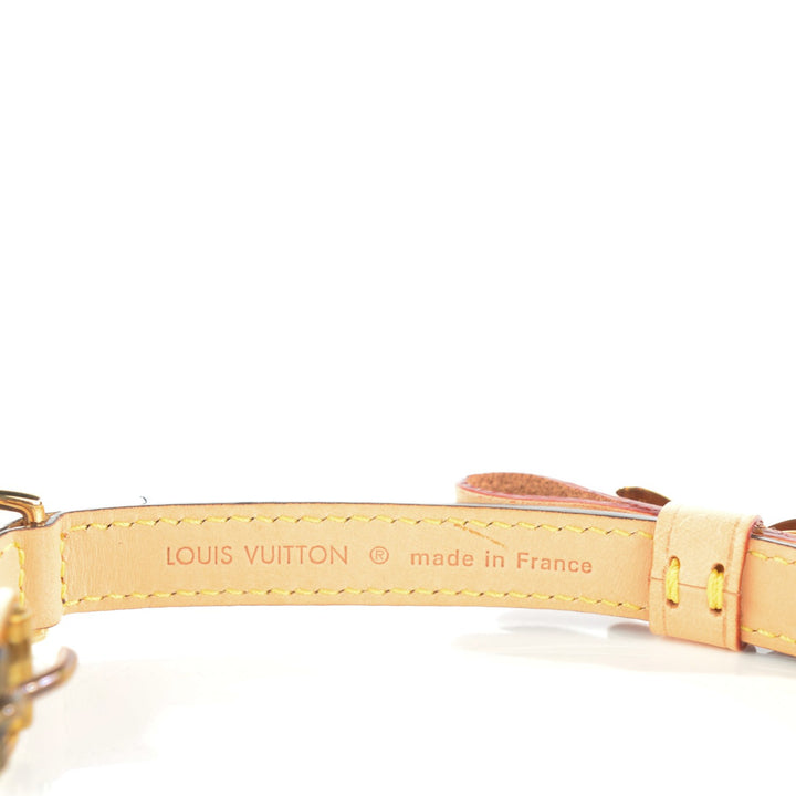 LOUIS VUITTON MONOGRAM BAXTER DOG COLLAR