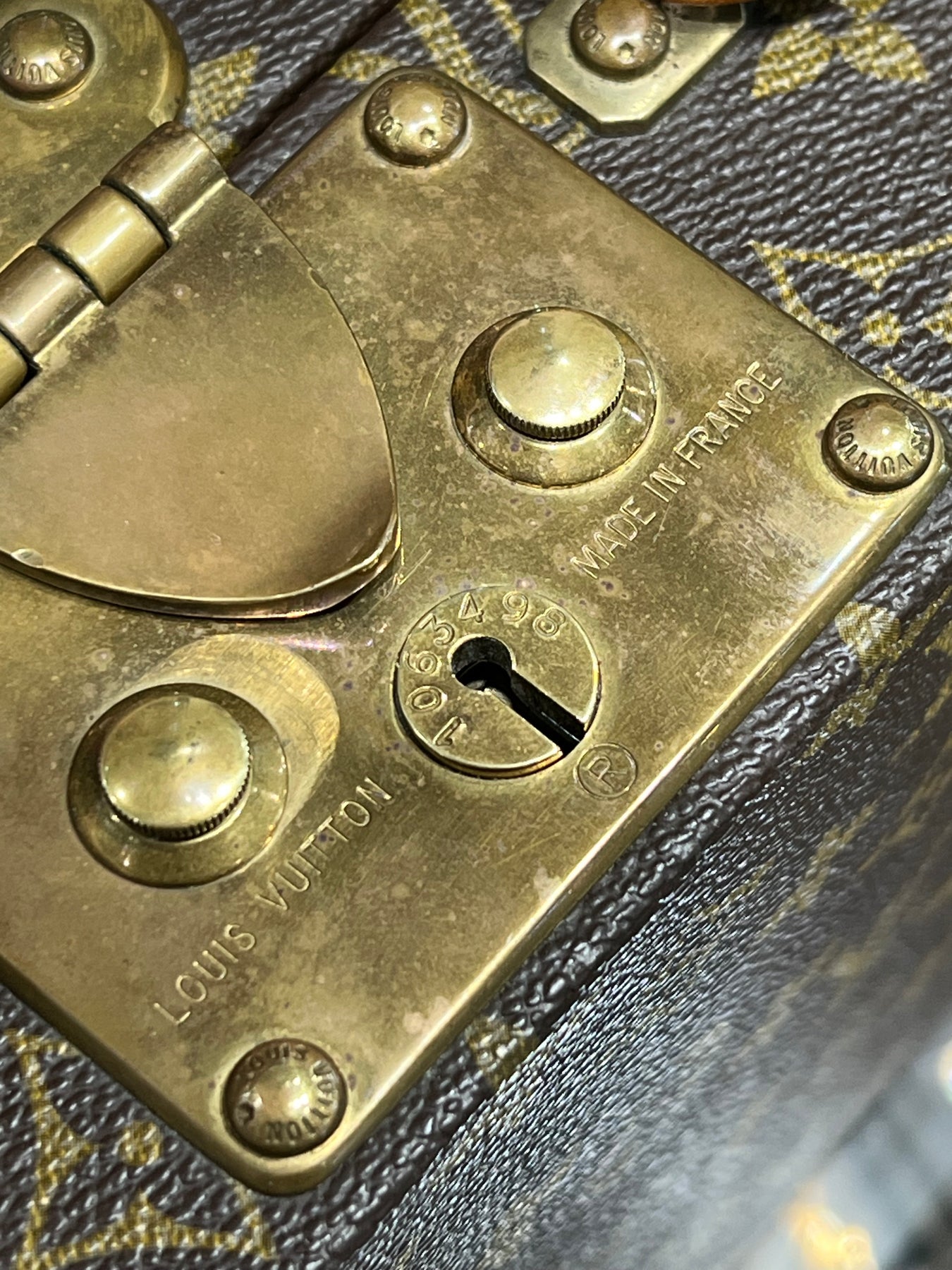 Louis Vuitton Monogram Boite Bijoux 34 Jewelry Case Hard Trunk