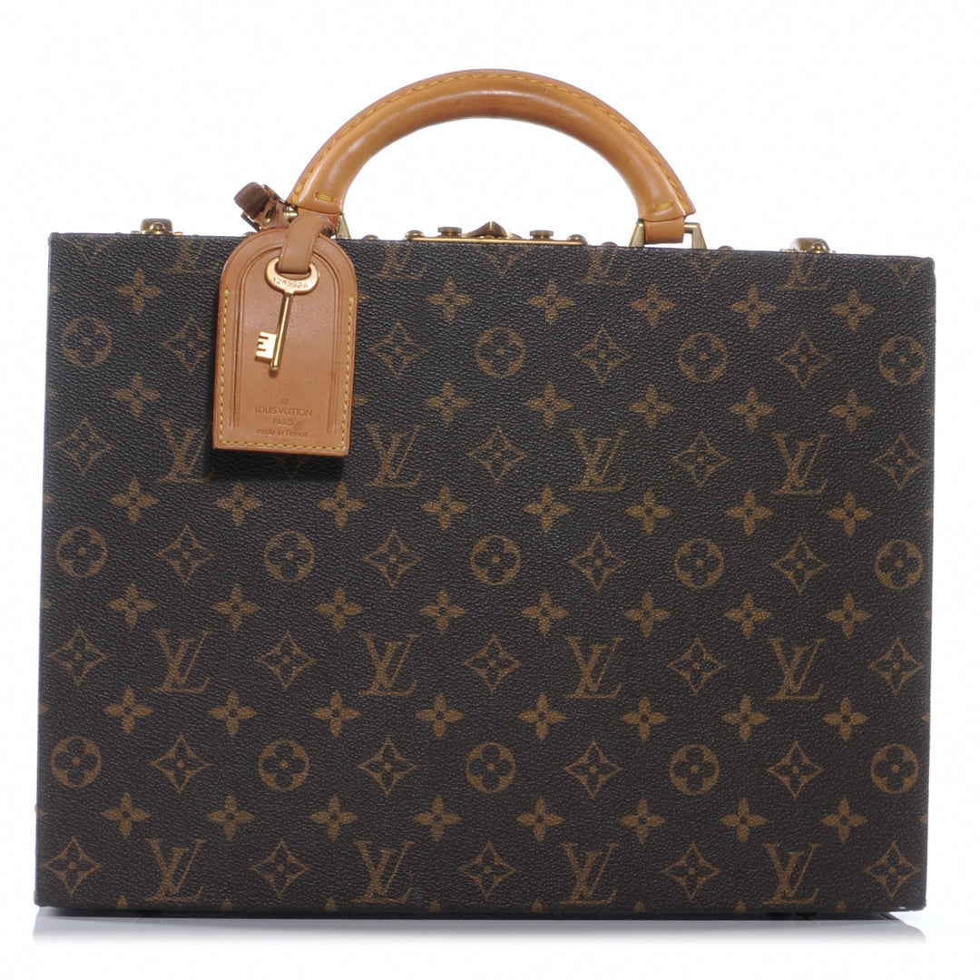 LOUIS VUITTON MONOGRAM BOITE BIJOUX 34 JEWELRY CASE HARD