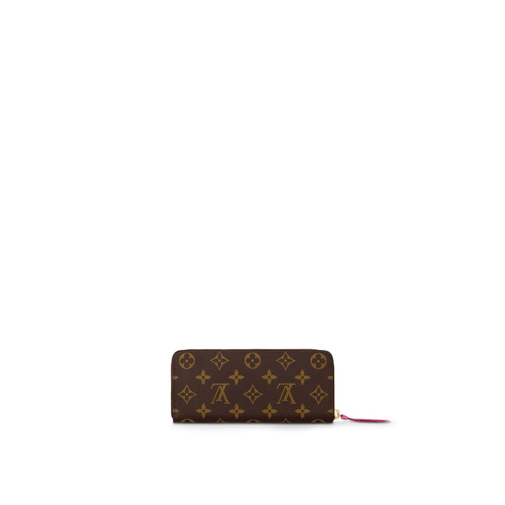 LOUIS VUITTON MONOGRAM CLÉMENCE WALLET FUCHSIA