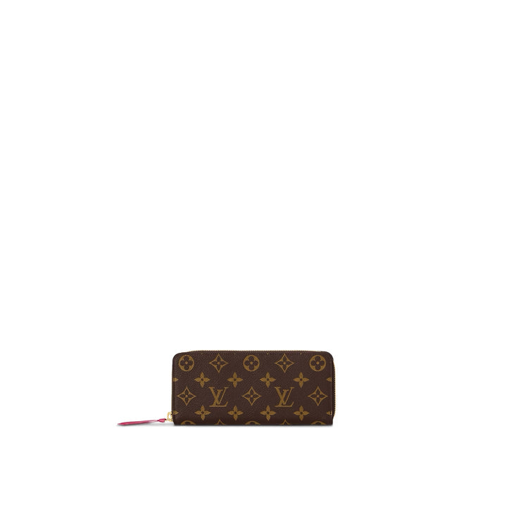 LOUIS VUITTON MONOGRAM CLÉMENCE WALLET FUCHSIA