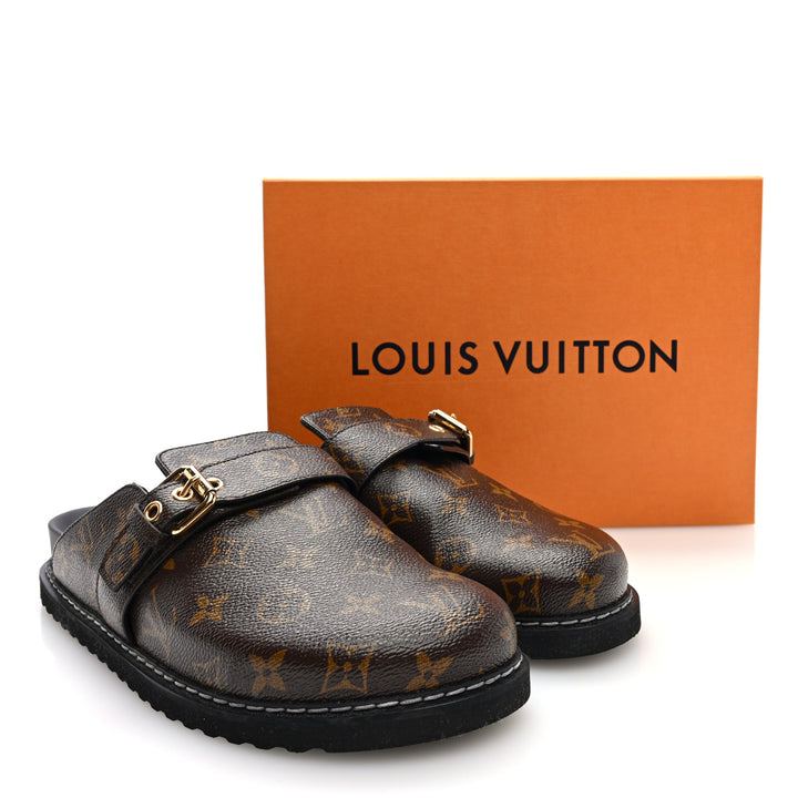 LOUIS VUITTON MONOGRAM COSY FLAT COMFORT MULES – Caroline's