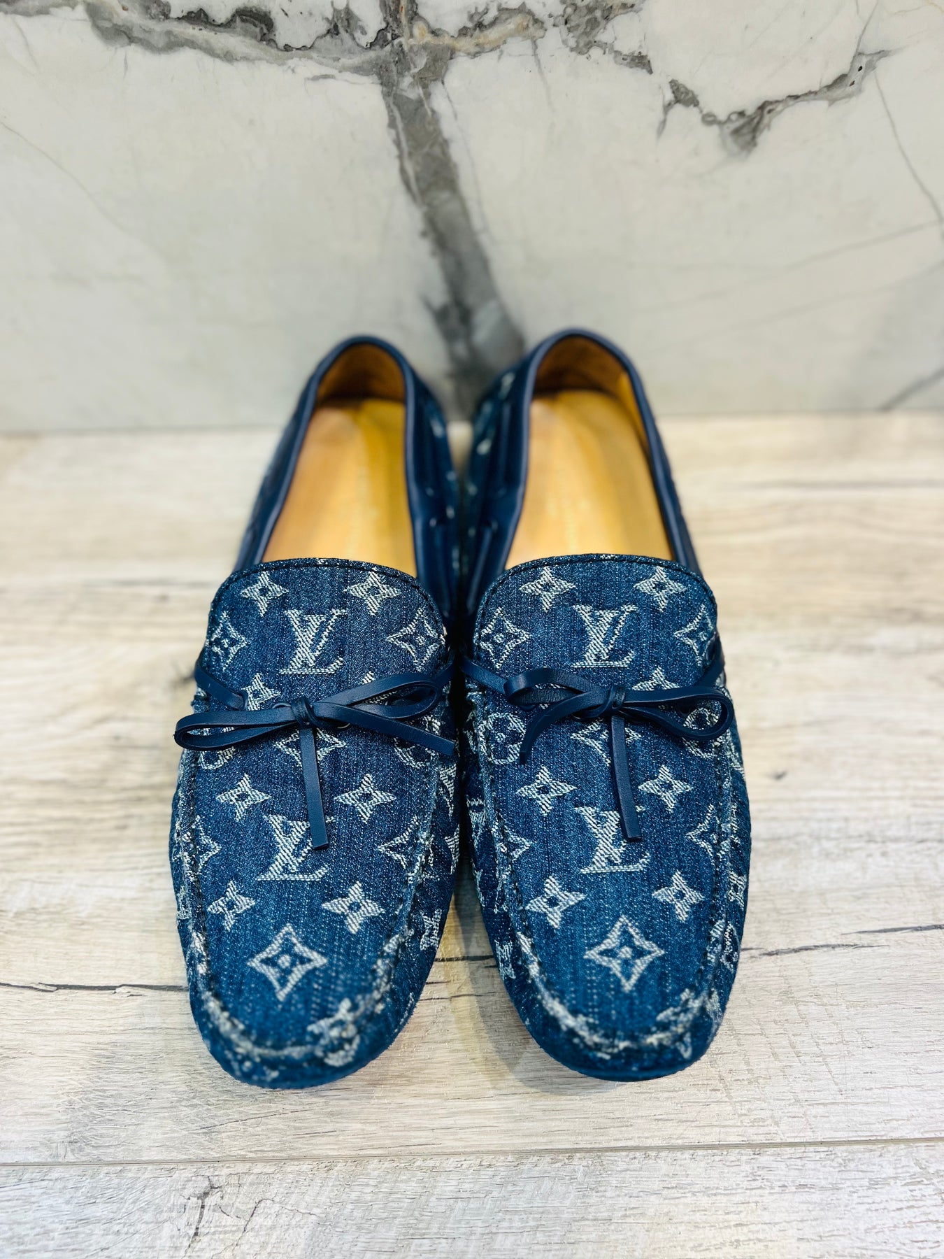 Louis Vuitton Denim Loafers with Tassel — UFO No More