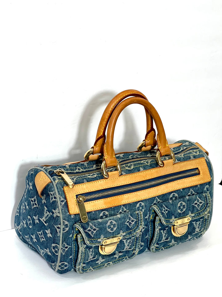 LOUIS VUITTON MONOGRAM DENIM NEO SPEEDY BAG