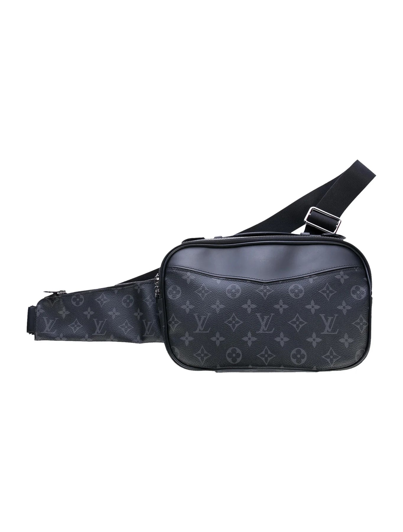 Black Louis Vuitton Monogram Eclipse Explorer PM Crossbody Bag