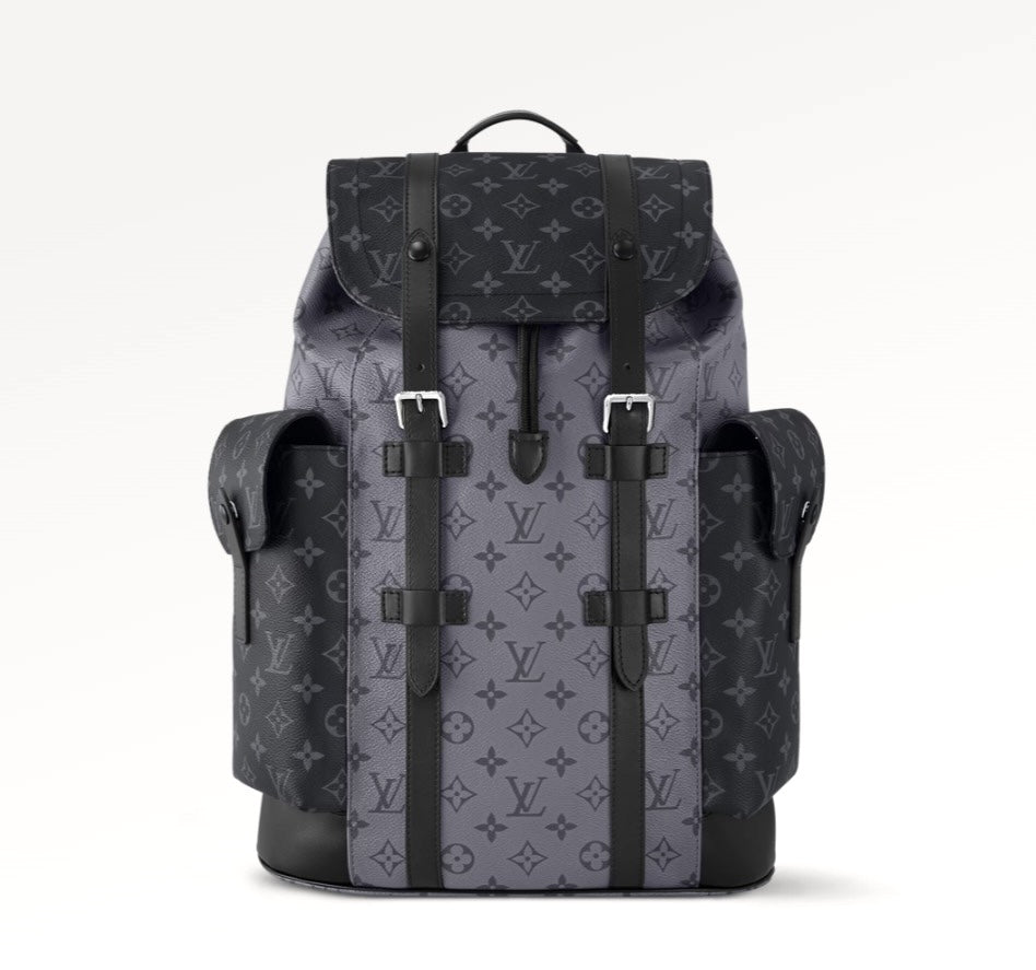 louis vuitton christopher backpack iner lining LOUIS VUITTON REVERSE MONOGRAM ECLIPSE CHRISTOPHER BACKPACK MM – Caroline's Fashion Luxuries