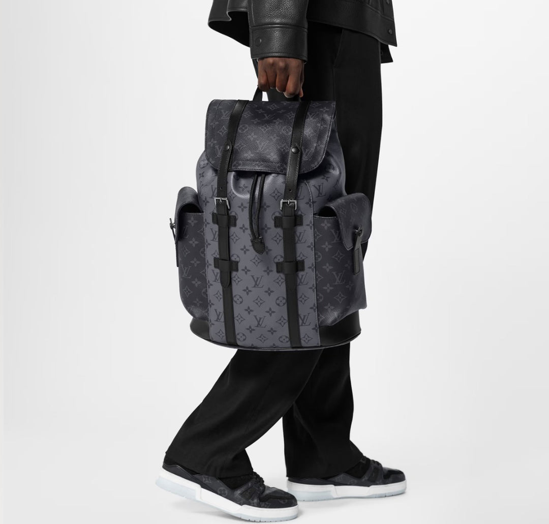 LOUIS VUITTON REVERSE MONOGRAM ECLIPSE CHRISTOPHER BACKPACK MM – Caroline's Fashion Luxuries