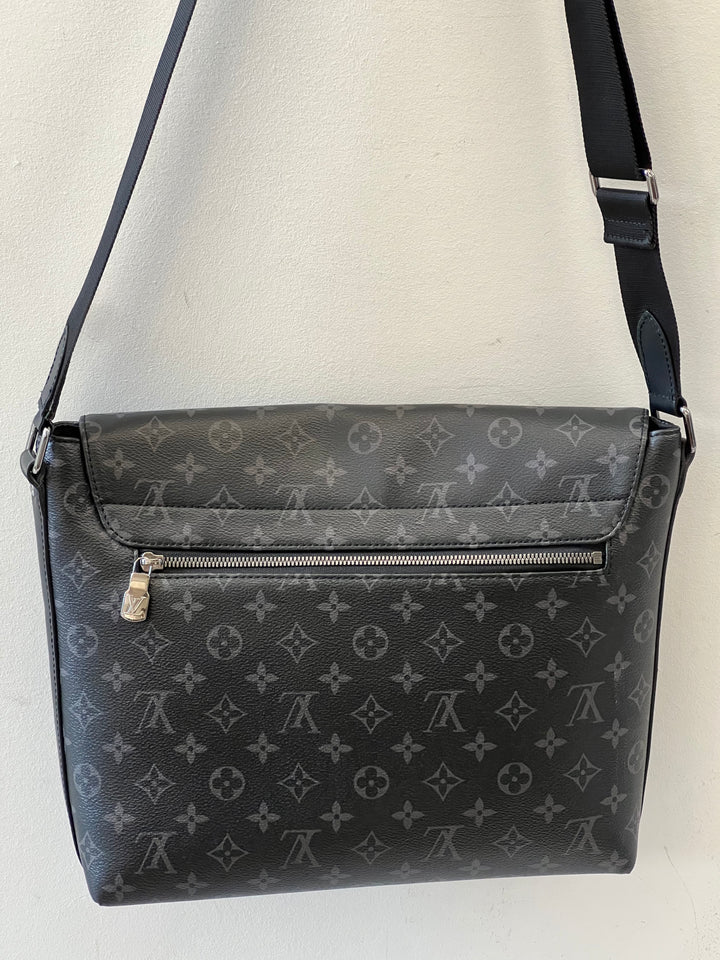 LOUIS VUITTON MONOGRAM ECLIPSE DISTRICT MM BAG