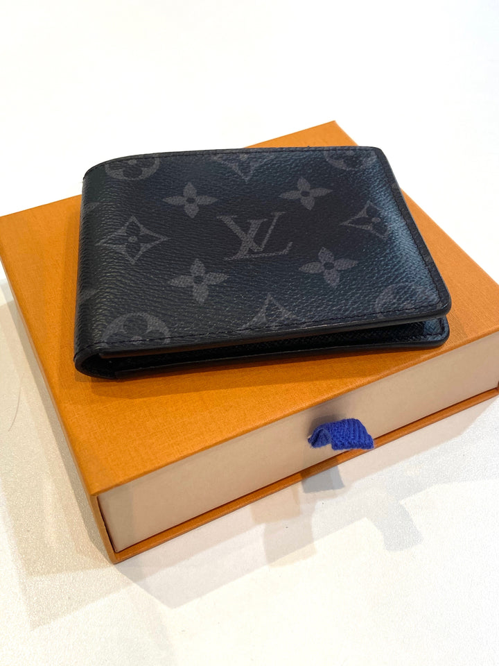 LOUIS VUITTON MONOGRAM ECLIPSE MULTIPLE WALLET
