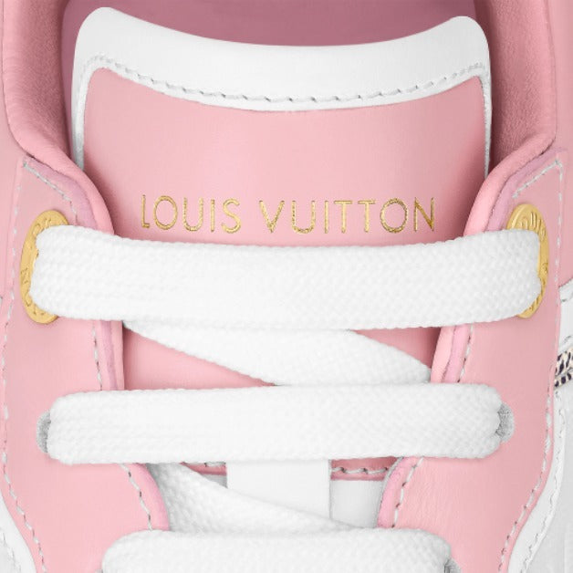 LOUIS VUITTON Monogram Embossed Calfskin Damier Azur Rose Clair Pink T –  Luxury Labels