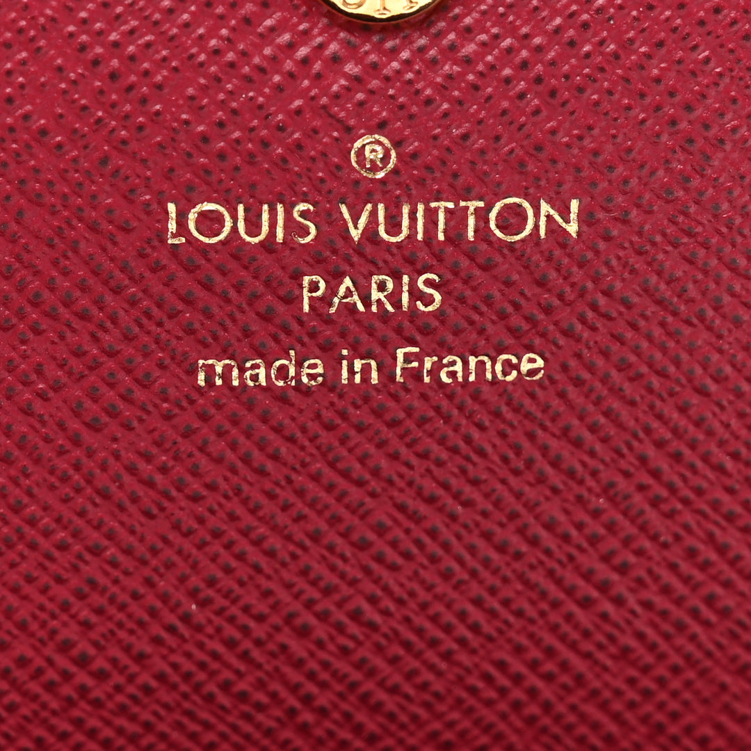 LOUIS VUITTON MONOGRAM EMILIE WALLET FUCHSIA