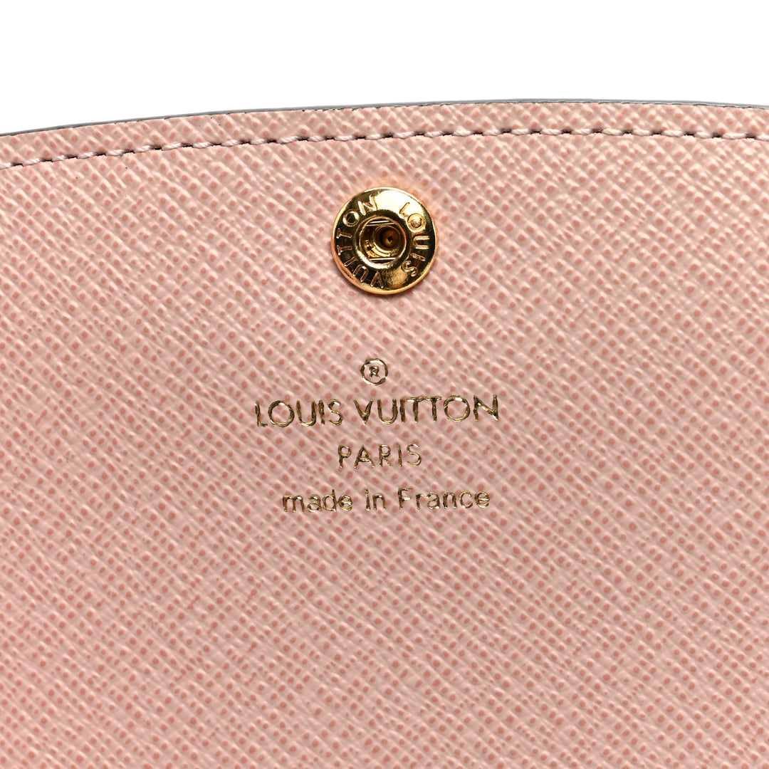 LOUIS VUITTON MONOGRAM EMILIE WALLET ROSE BALLERINE
