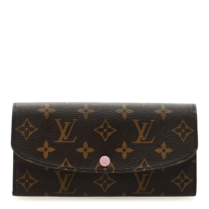 LOUIS VUITTON MONOGRAM EMILIE WALLET ROSE BALLERINE