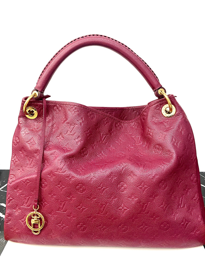 LOUIS VUITTON MONOGRAM EMPREINTE LEATHER ARTSY MM BAG