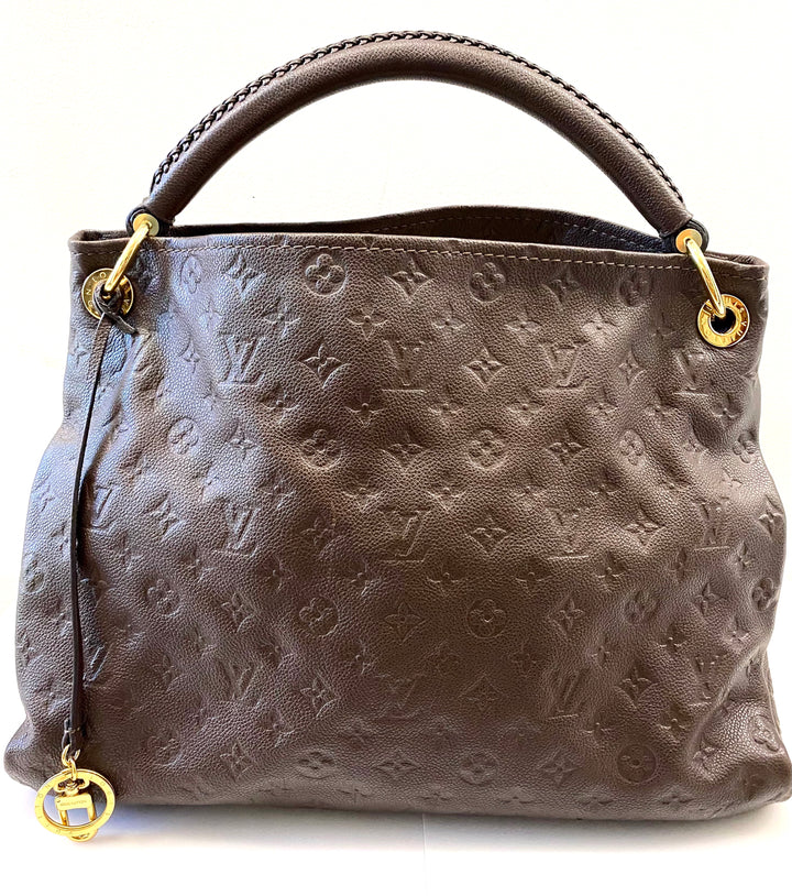 LOUIS VUITTON MONOGRAM EMPREINTE LEATHER ARTSY MM HOBO BAG