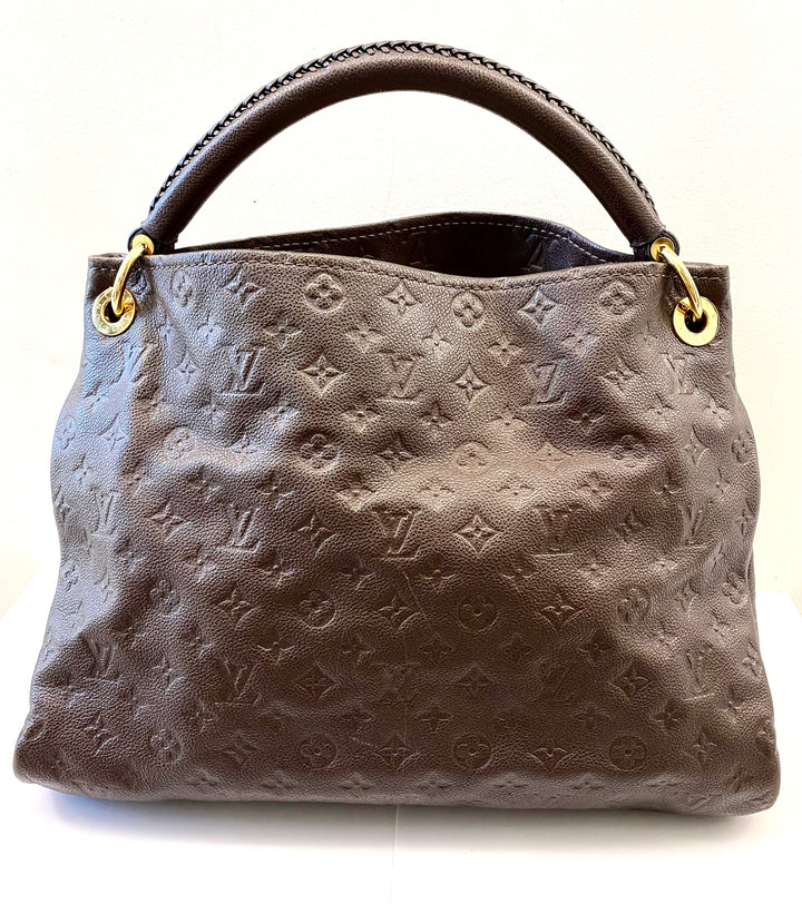 LOUIS VUITTON MONOGRAM EMPREINTE LEATHER ARTSY MM HOBO BAG