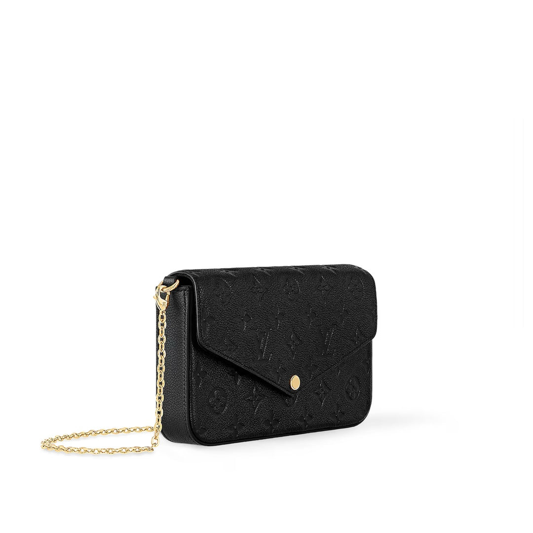 LOUIS VUITTON MONOGRAM EMPREINTE LEATHER FELICIE POCHETTE CROSSBODY