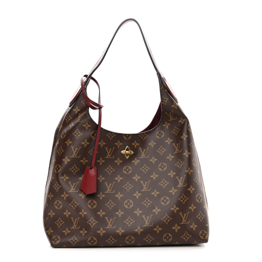 Louis Vuitton, Bags, Louis Vuitton Flower Hobo Tote Bordeaux