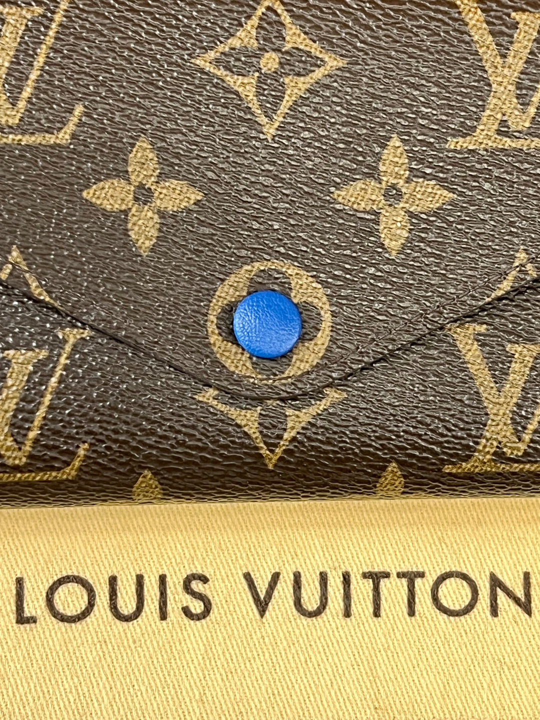 LOUIS VUITTON MONOGRAM JOSEPHINE WALLET BLUE