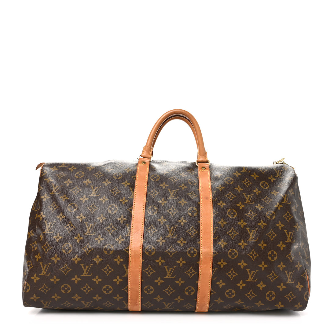 LOUIS VUITTON MONOGRAM KEEPALL 55 HANDBAG