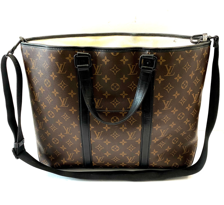 LOUIS VUITTON MONOGRAM MACASSAR WEEKEND TOTE GM