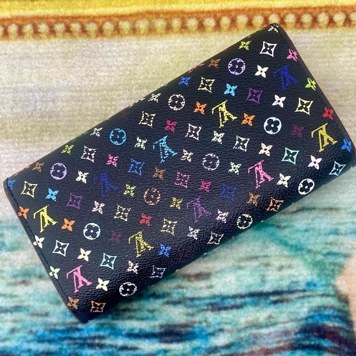 LOUIS VUITTON MULTICOLOR MONOGRAM SARAH WALLET