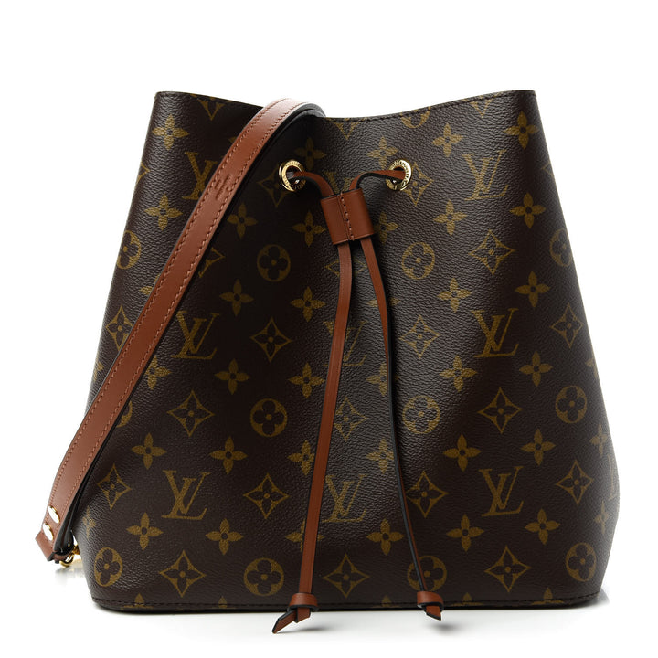 LOUIS VUITTON MONOGRAM NOÉNOE MM SHOULDER BAG CARAMEL