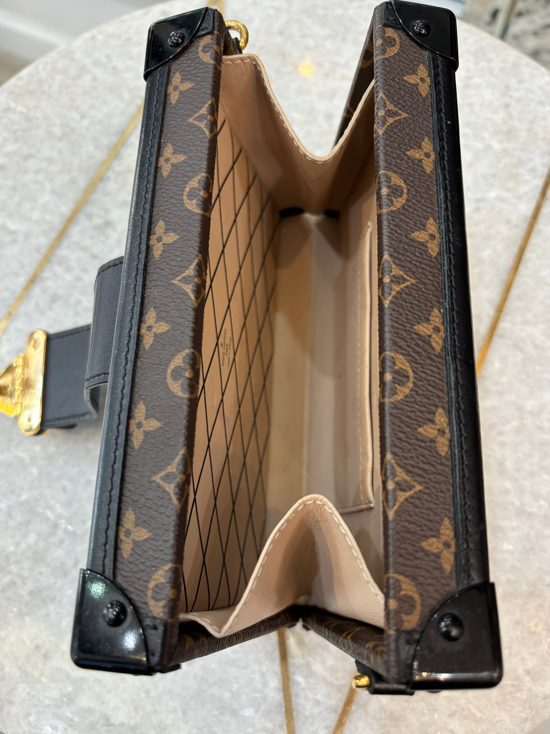 LOUIS VUITTON MONOGRAM PETITE MALLE CROSSBODY BAG