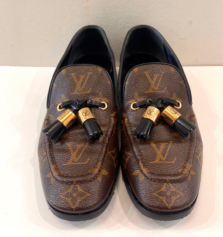 LOUIS VUITTON MONOGRAM SOCIETY LOAFERS