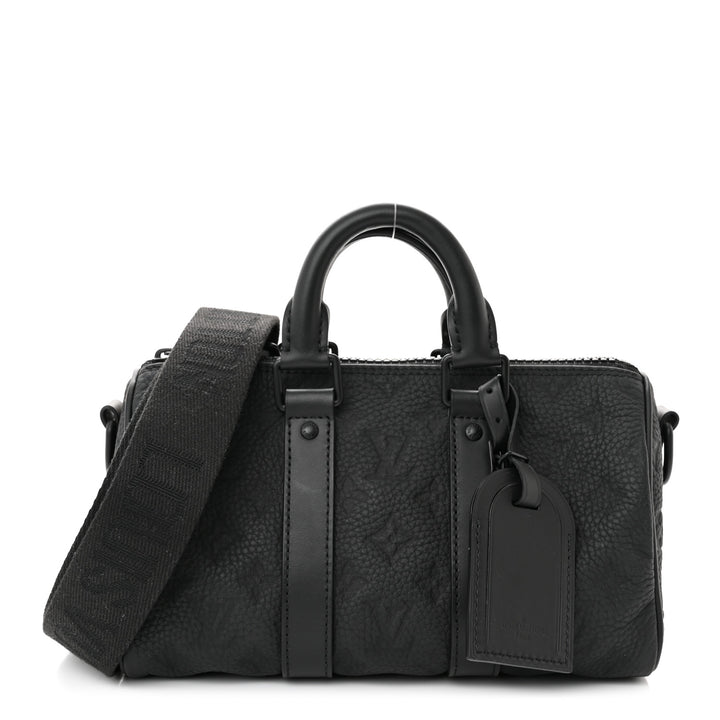 LOUIS VUITTON MONOGRAM TAURILLON LEATHER KEEPAL BANDOULIERE 25 BAG