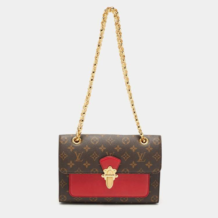 LOUIS VUITTON MONOGRAM VICTOIRE SHOULDER BAG CHERRY