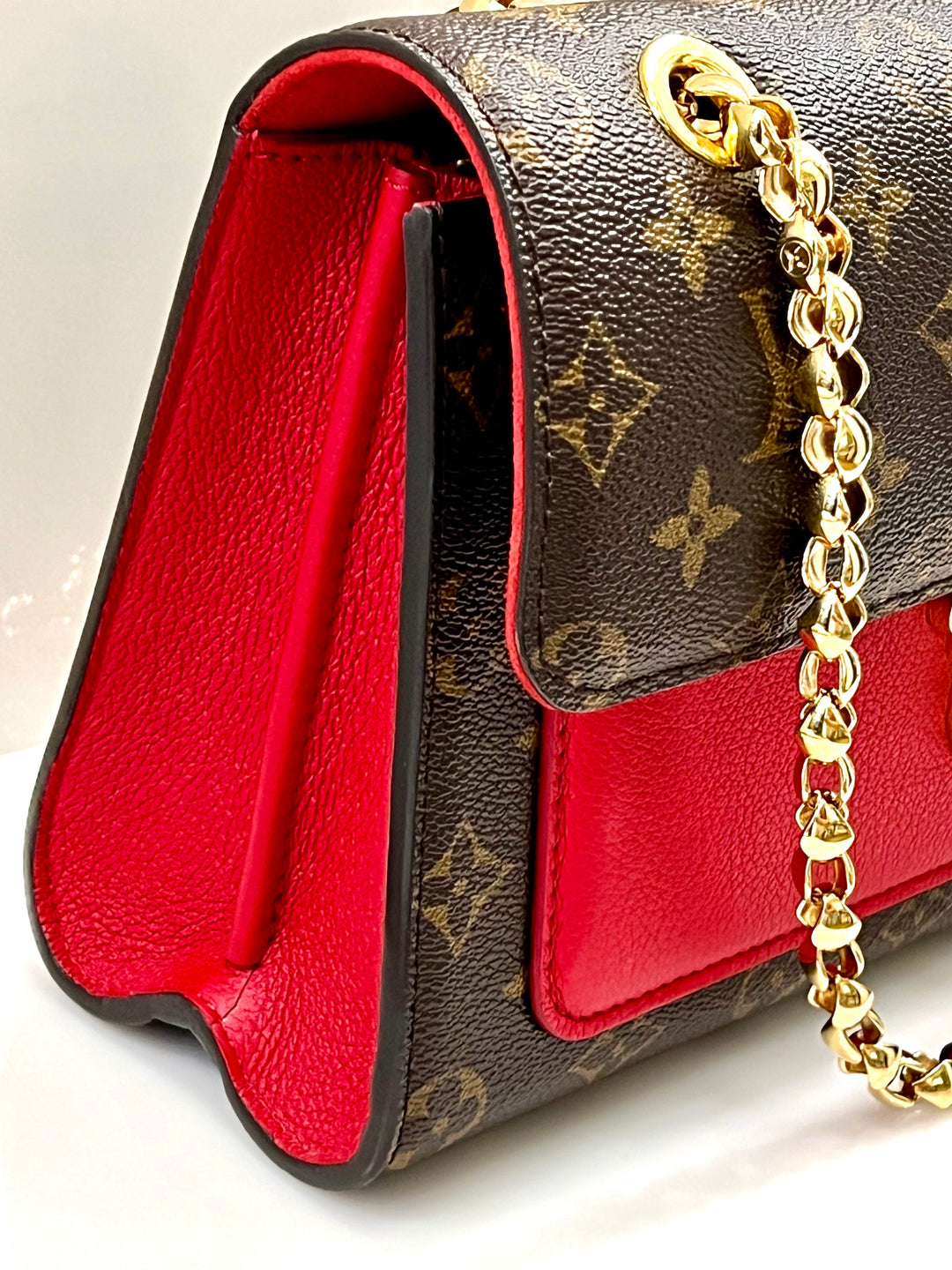 LOUIS VUITTON MONOGRAM VICTOIRE SHOULDER BAG CHERRY