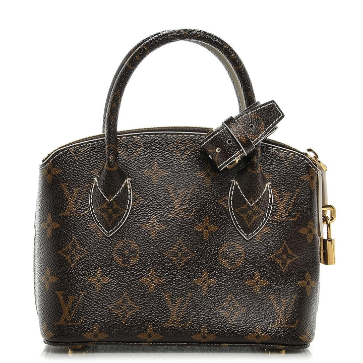 LOUIS VUITTON MONOGRAM SHINE FETISH LOCKIT BB TOTE BAG