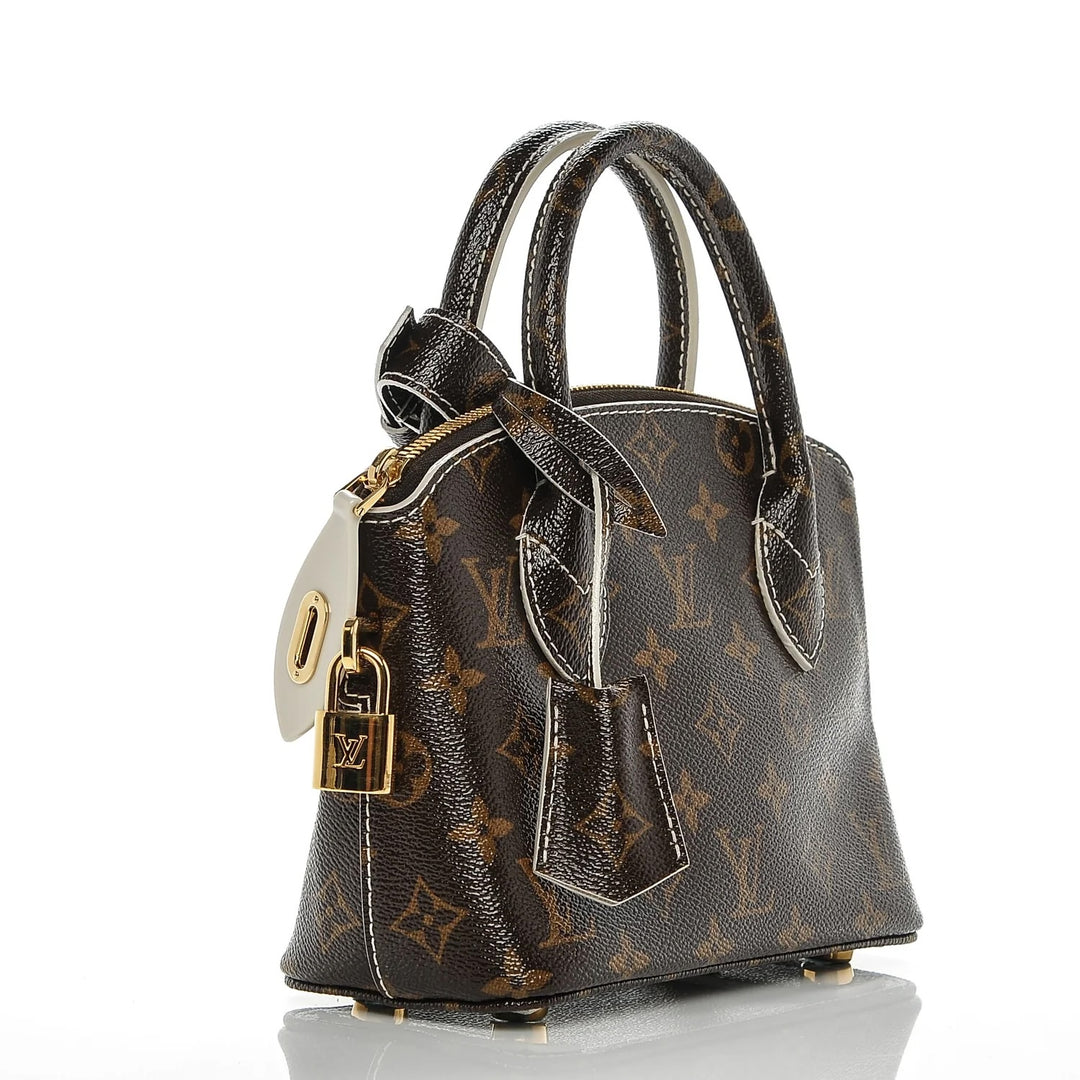 LOUIS VUITTON MONOGRAM SHINE FETISH LOCKIT BB TOTE BAG