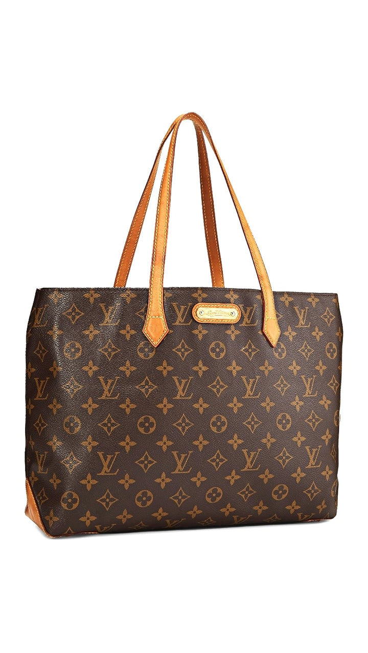 LOUIS VUITTON MONOGRAM WILLSHIRE MM TOTE BAG