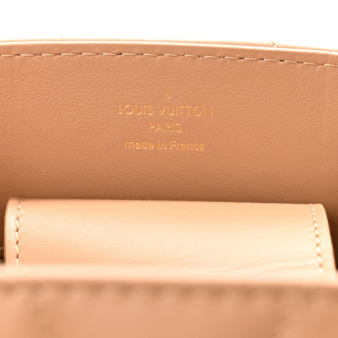 LOUIS VUITTON NEW WAVE CALFSKIN LEATHER CHAIN TOTE BAG