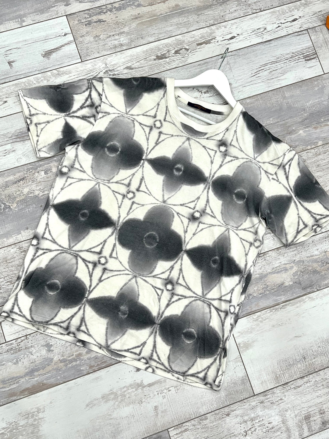 LOUIS VUITTON PRINTED SHIBORI TIE-DYE T-SHIRT