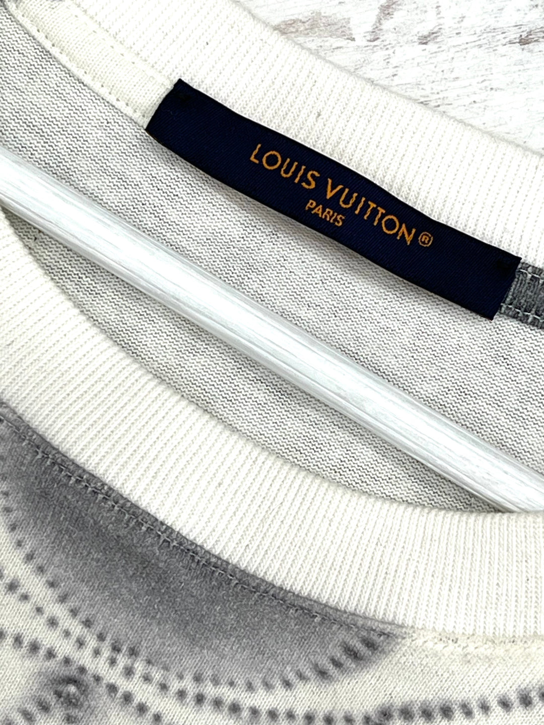 LOUIS VUITTON PRINTED SHIBORI TIE-DYE T-SHIRT