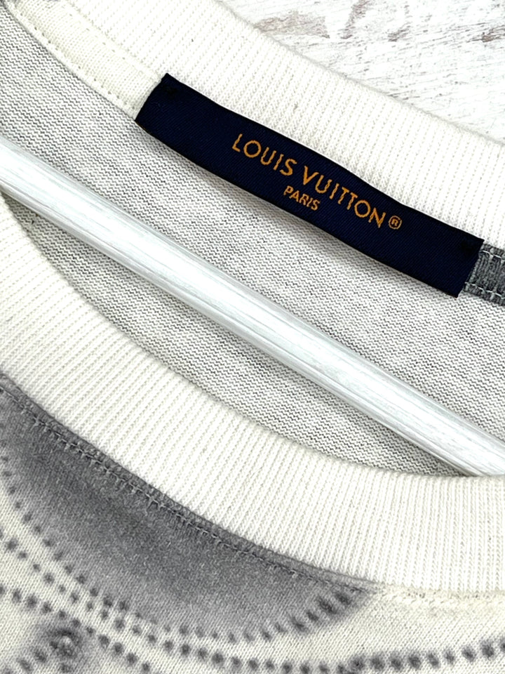 LOUIS VUITTON PRINTED SHIBORI TIE-DYE T-SHIRT