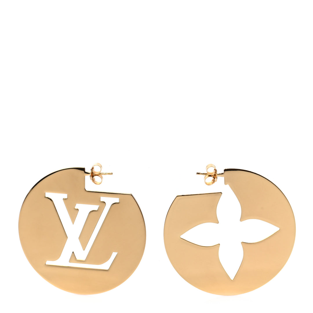 LOUIS VUITTON PERFECT MATCH HOOP EARRINGS