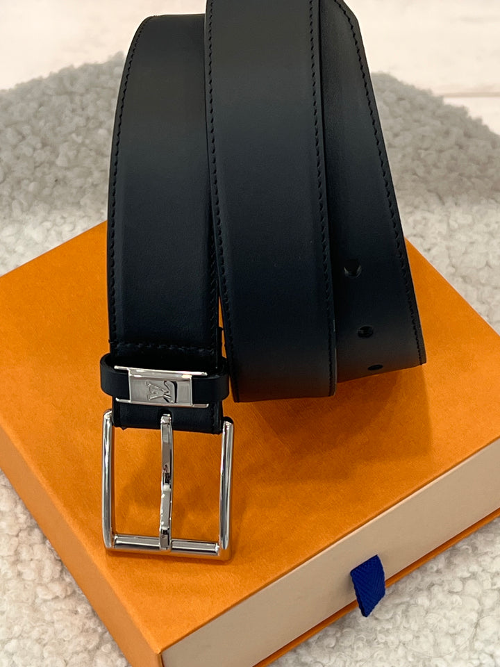 LOUIS VUITTON PONT NEUF CALFSKIN LEATHER BELT