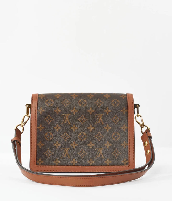 LOUIS VUITTON REVERSE MONOGRAM DAUPHINE MM CROSSBODY