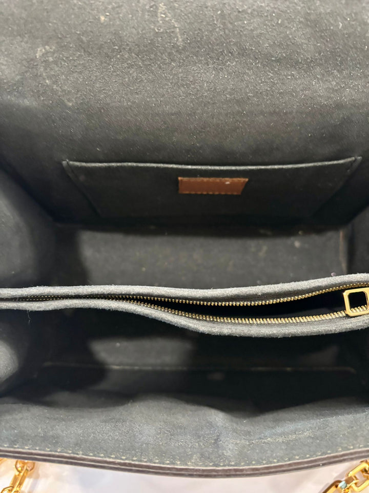 LOUIS VUITTON REVERSE MONOGRAM DAUPHINE MM CROSSBODY