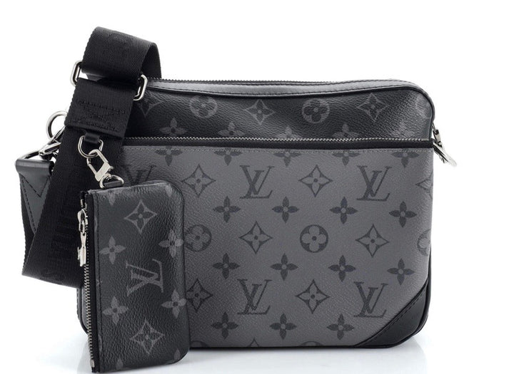 LOUIS VUITTON REVERSE MONOGRAM ECLIPSE TRIO MESSENGER BAG