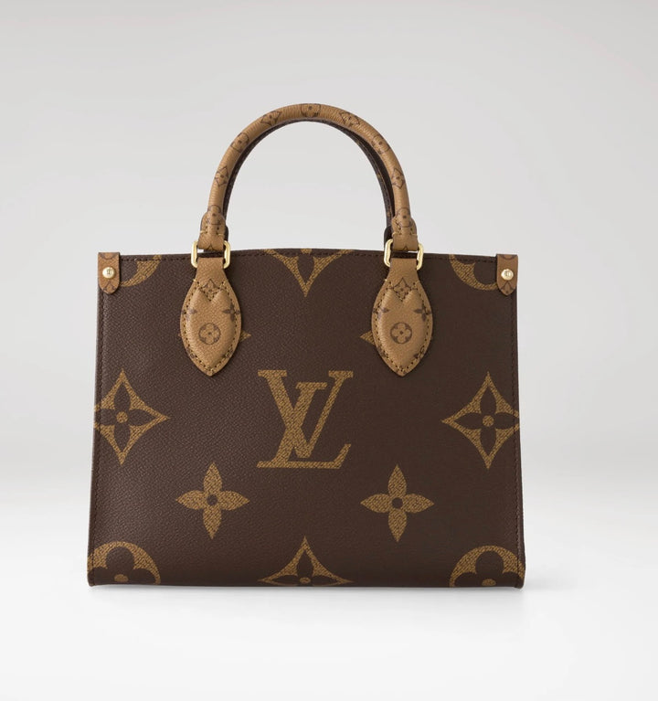 LOUIS VUITTON REVERSE MONOGRAM GIANT ONTHEGO TOTE BAG PM