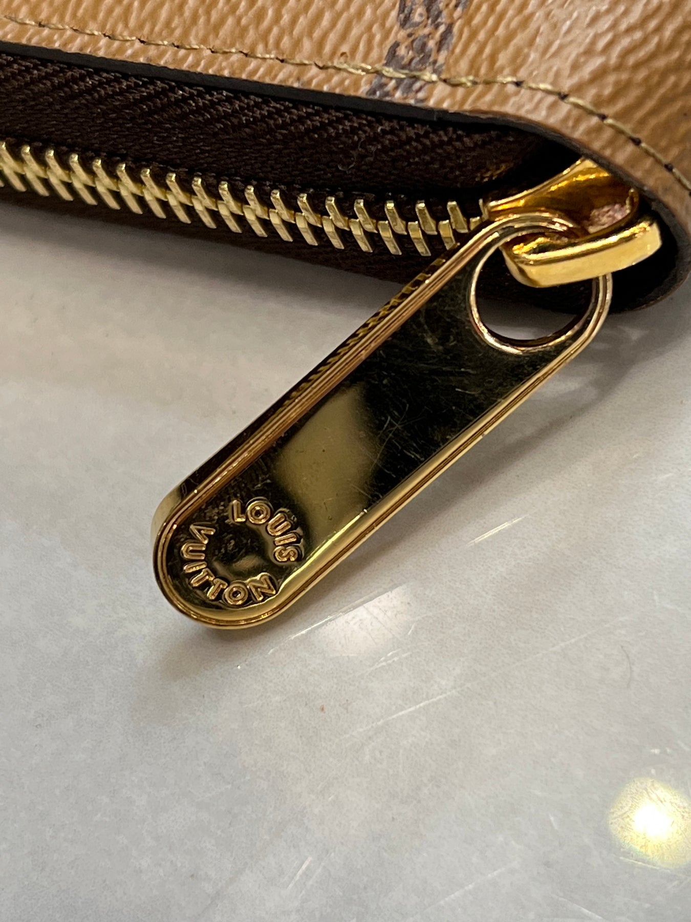 Louis Vuitton Monogram Reversed Giant Zippy Continental